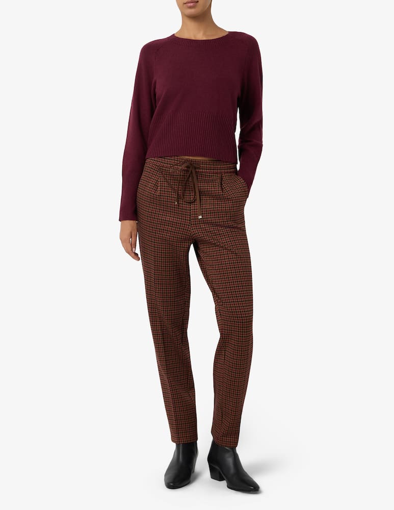 rinascente PENNYBLACK Pantaloni pied-de-poule con coulisse