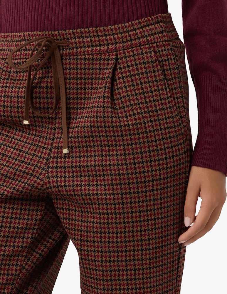 rinascente PENNYBLACK Pantaloni pied-de-poule con coulisse