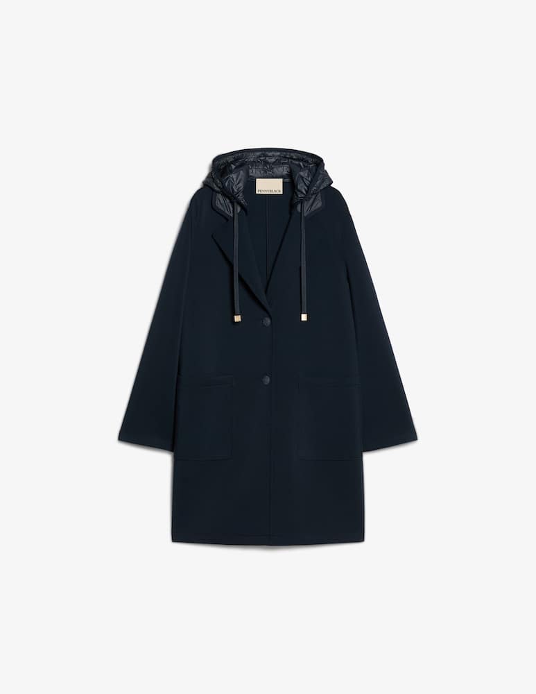 rinascente PENNYBLACK Hooded neoprene coat