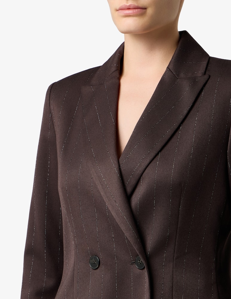 EMME Pinstripe lurex blazer - picture 4