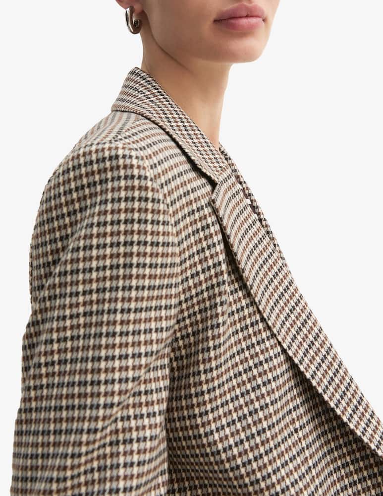 EMME Checked blazer over - picture 4