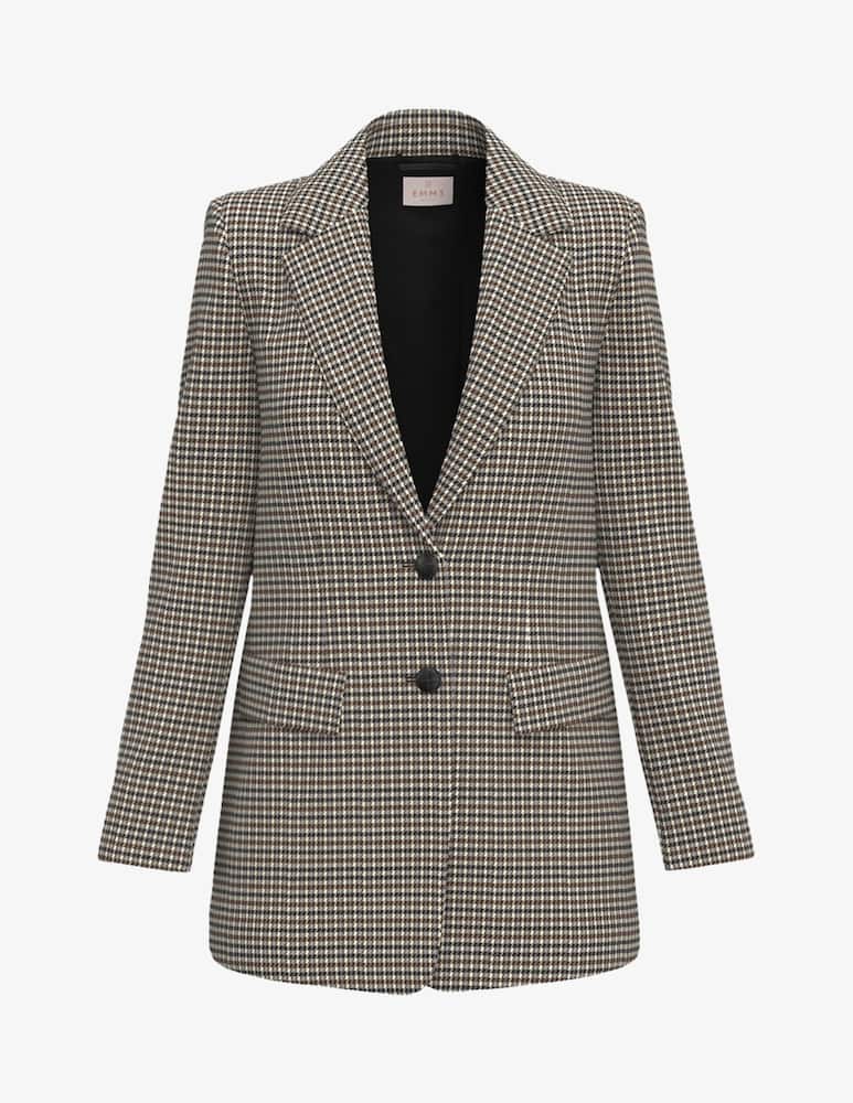 EMME Checked blazer over - picture 6