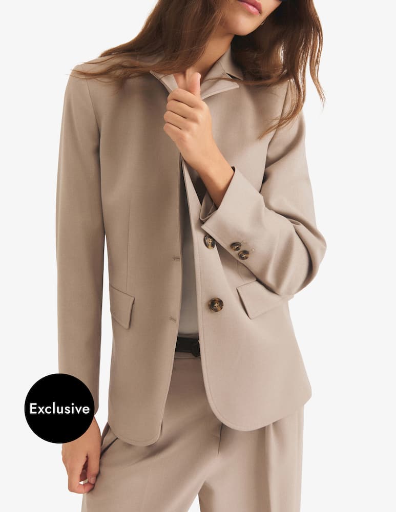 rinascente EMME Flannel two-button blazer Emme x Rinascente