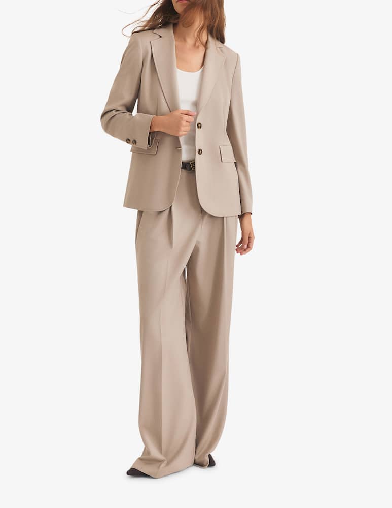 rinascente EMME Flannel two-button blazer
