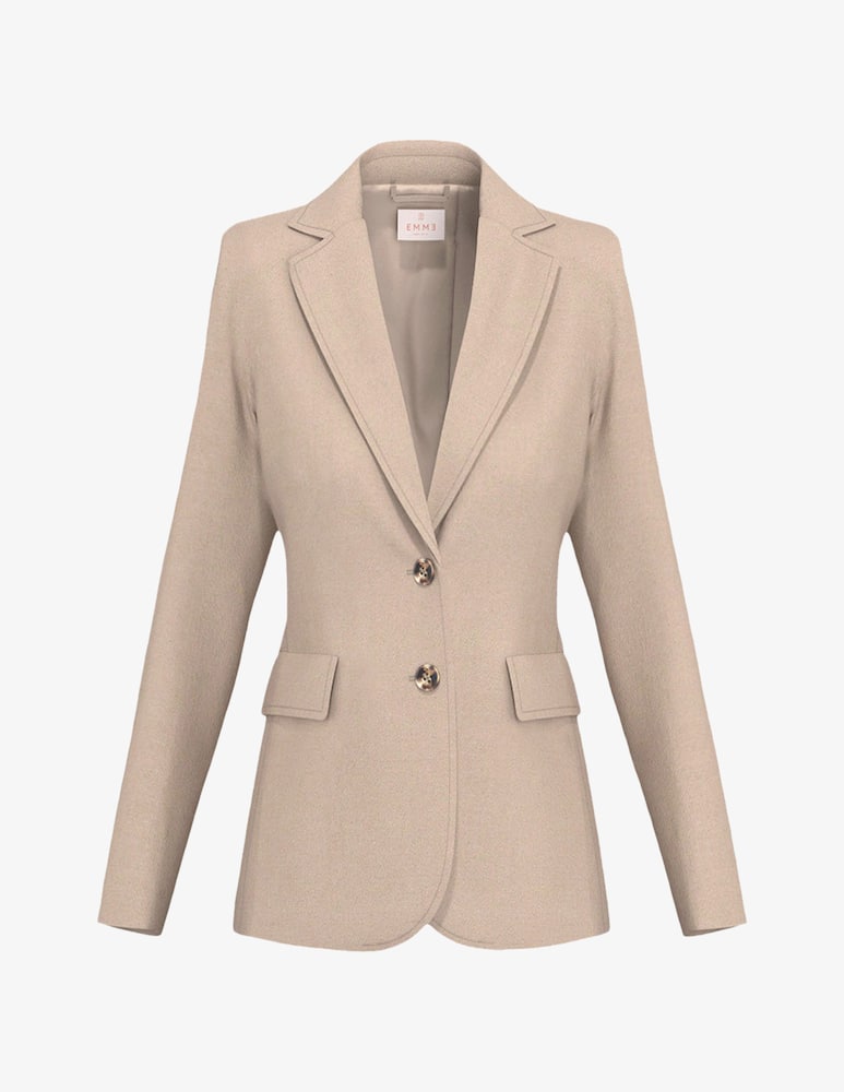 rinascente EMME Flannel two-button blazer