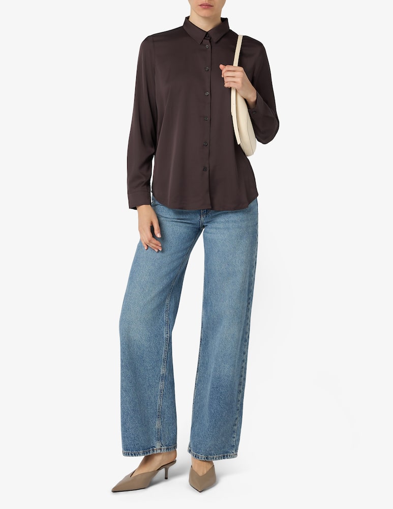 EMME Classic satin shirt - picture 2 EMME Classic satin shirt - picture 2