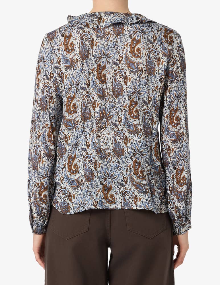 rinascente EMME Paisley ruffled blouse