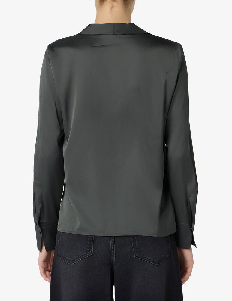 rinascente EMME Ruffle satin blouse