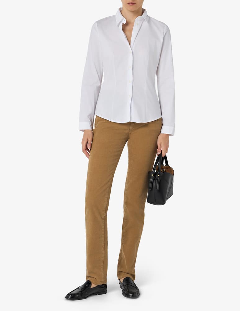 rinascente EMME Poplin fitted shirt