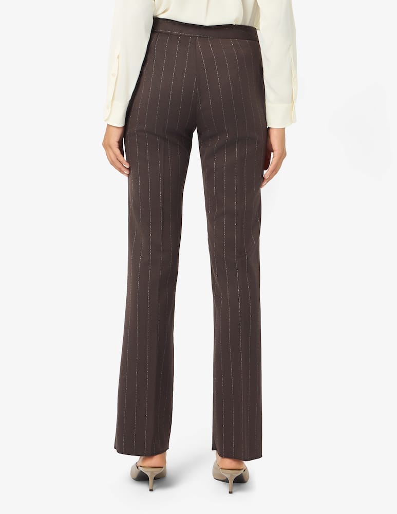 EMME Pinstriped lurex trousers - picture 3 EMME Pinstriped lurex trousers - picture 3