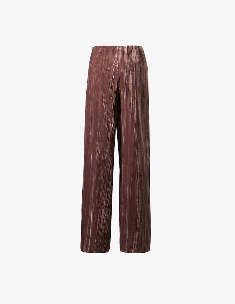 EMME Pantaloni a gamba larga in velluto crincle EMMCRISMA - immagine 2 EMME Pantaloni a gamba larga in velluto crincle EMMCRISMA - immagine 2