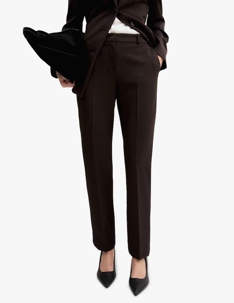 rinascente EMME Diagonal cigarette trousers