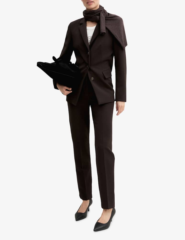 rinascente EMME Diagonal cigarette trousers