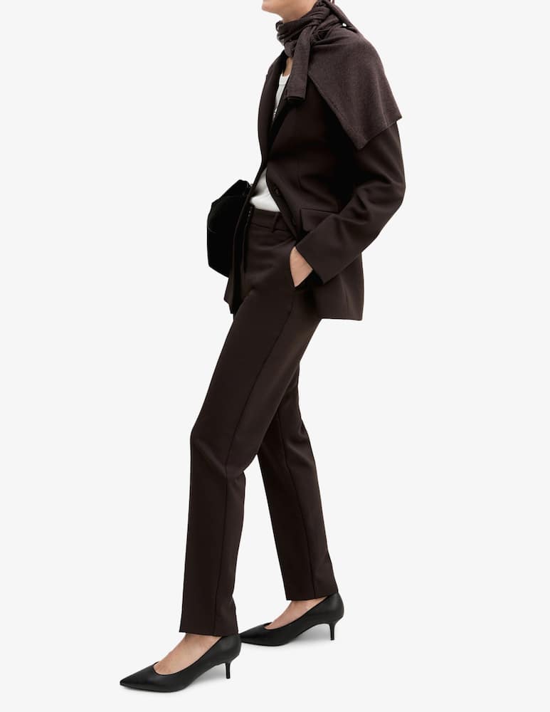 rinascente EMME Diagonal cigarette trousers