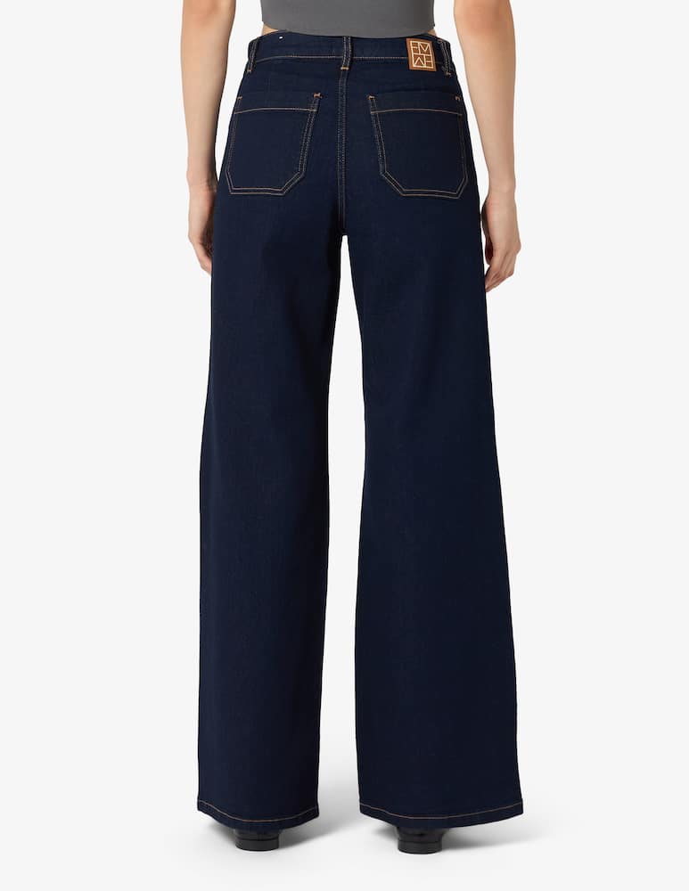 rinascente EMME Jeans palazzo con tasche frontali