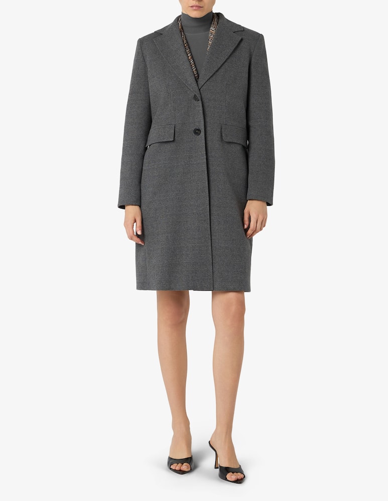 rinascente EMME Checked single-breasted coat
