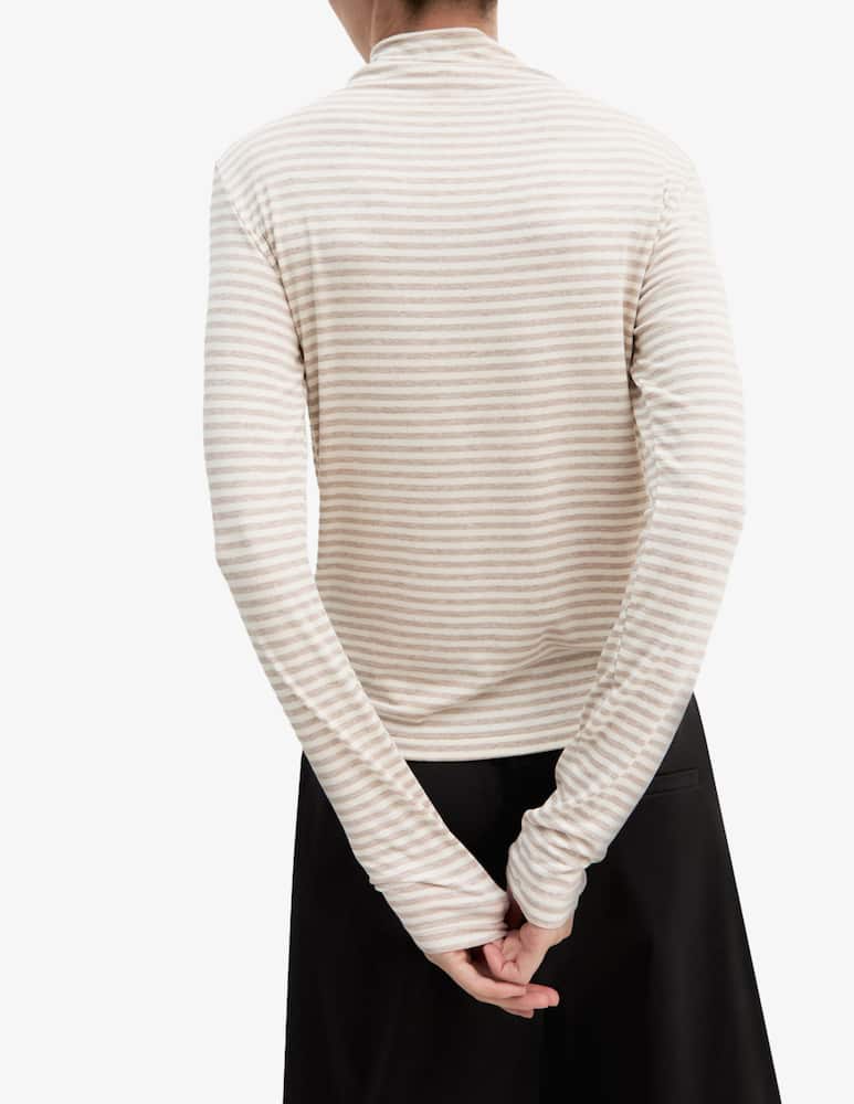 rinascente EMME Striped roll-neck jumper