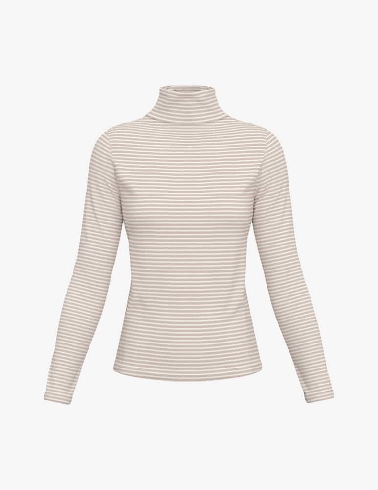 rinascente EMME Striped roll-neck jumper
