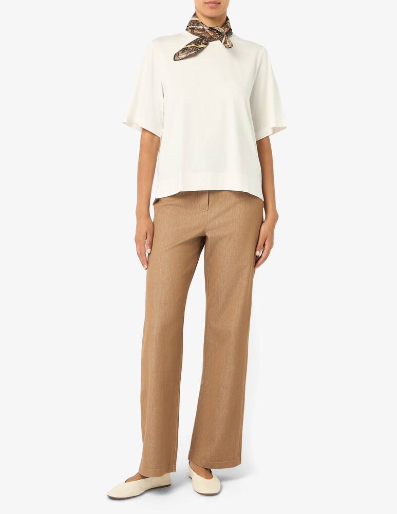 rinascente EMME Boxy t-shirt with neck scarf