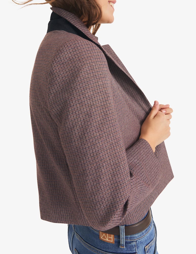 rinascente EMME Cropped checked blazer