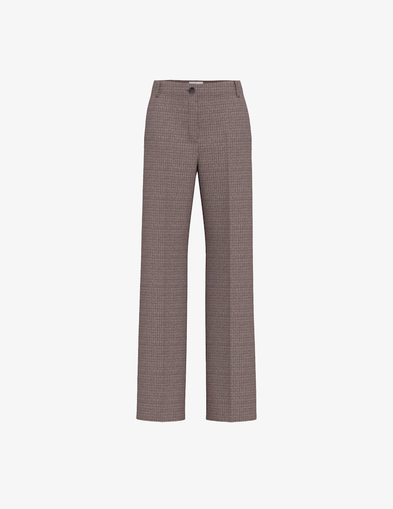 rinascente EMME Microcheck trousers