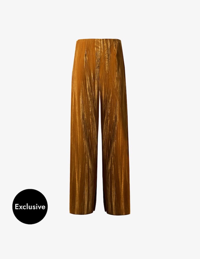 rinascente EMME Pantaloni a palazzo in velluto crinkle EMMCRISMA Emme x Rinascente