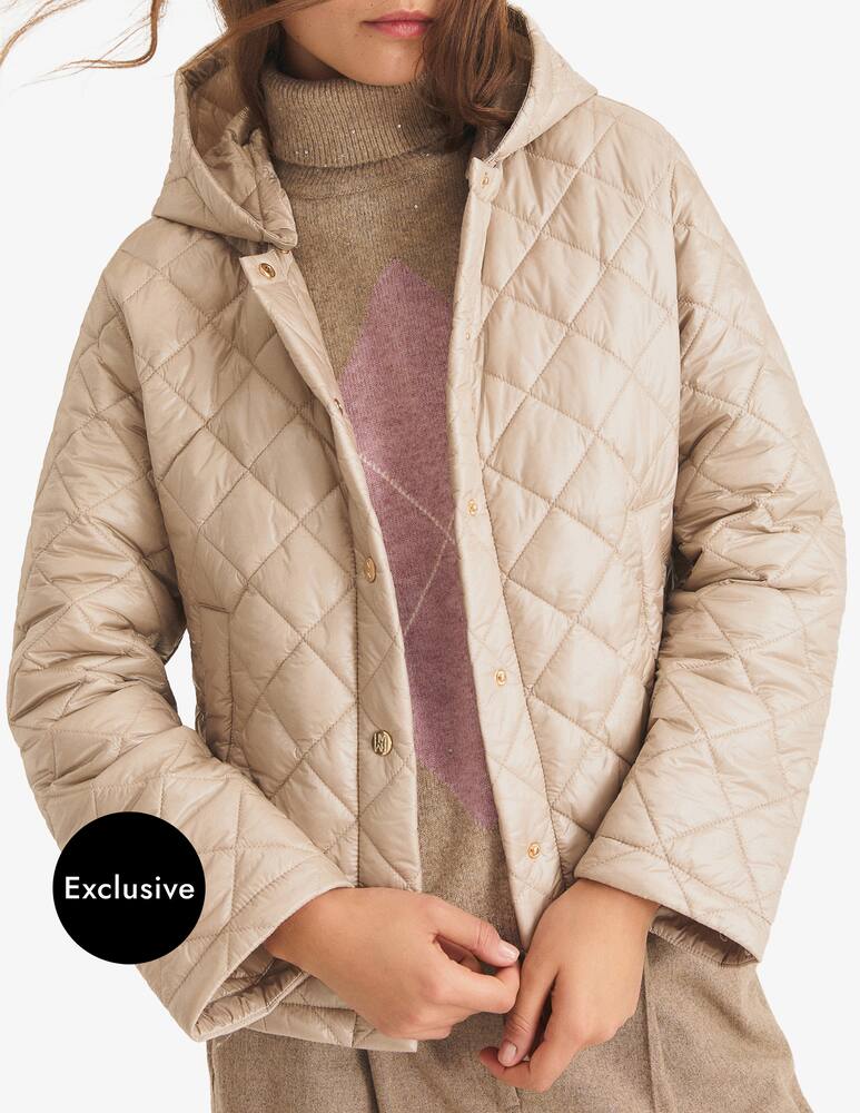 rinascente EMME Quilted hooded jacket Emme x Rinascente