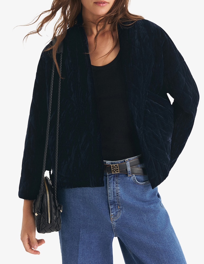 rinascente EMME Velvet quilted jacket