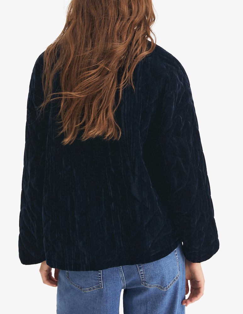 rinascente EMME Velvet quilted jacket