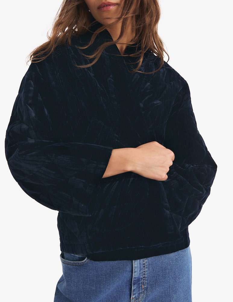 rinascente EMME Velvet quilted jacket