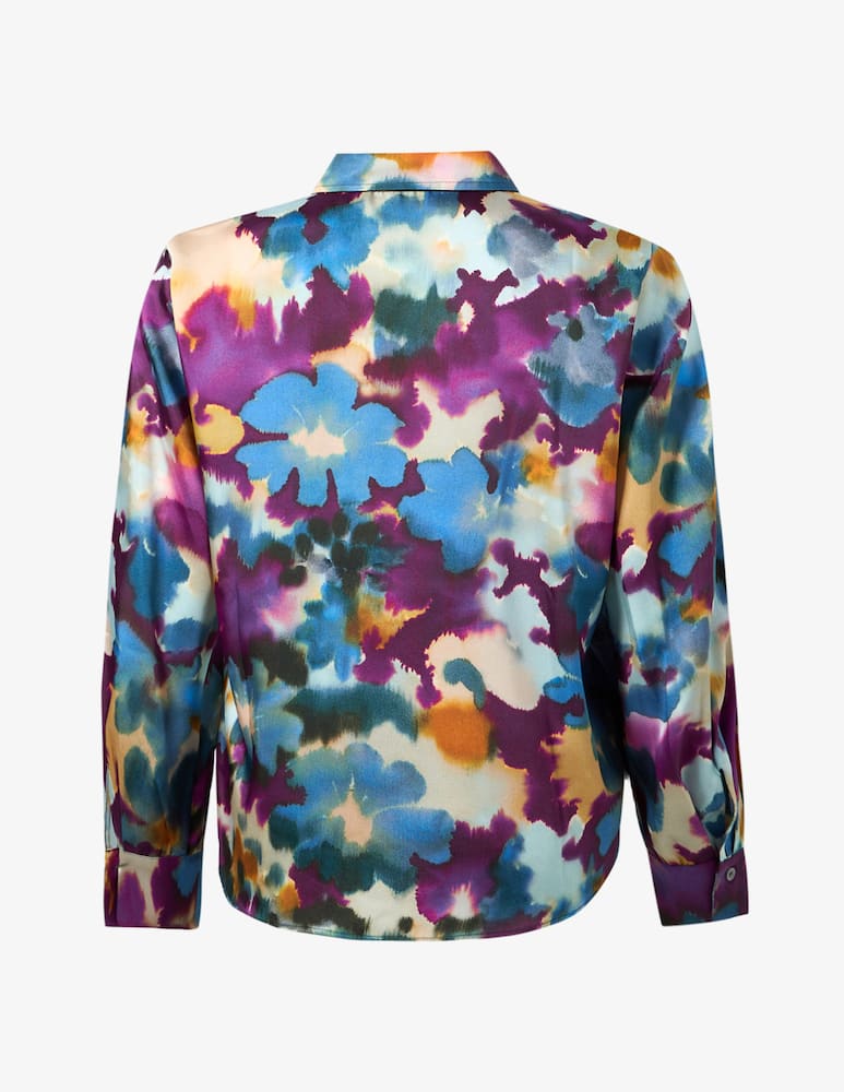 EMME Floral satin shirt EMMSPIGA Emme x Rinascente - picture 2 EMME Floral satin shirt EMMSPIGA Emme x Rinascente - picture 2