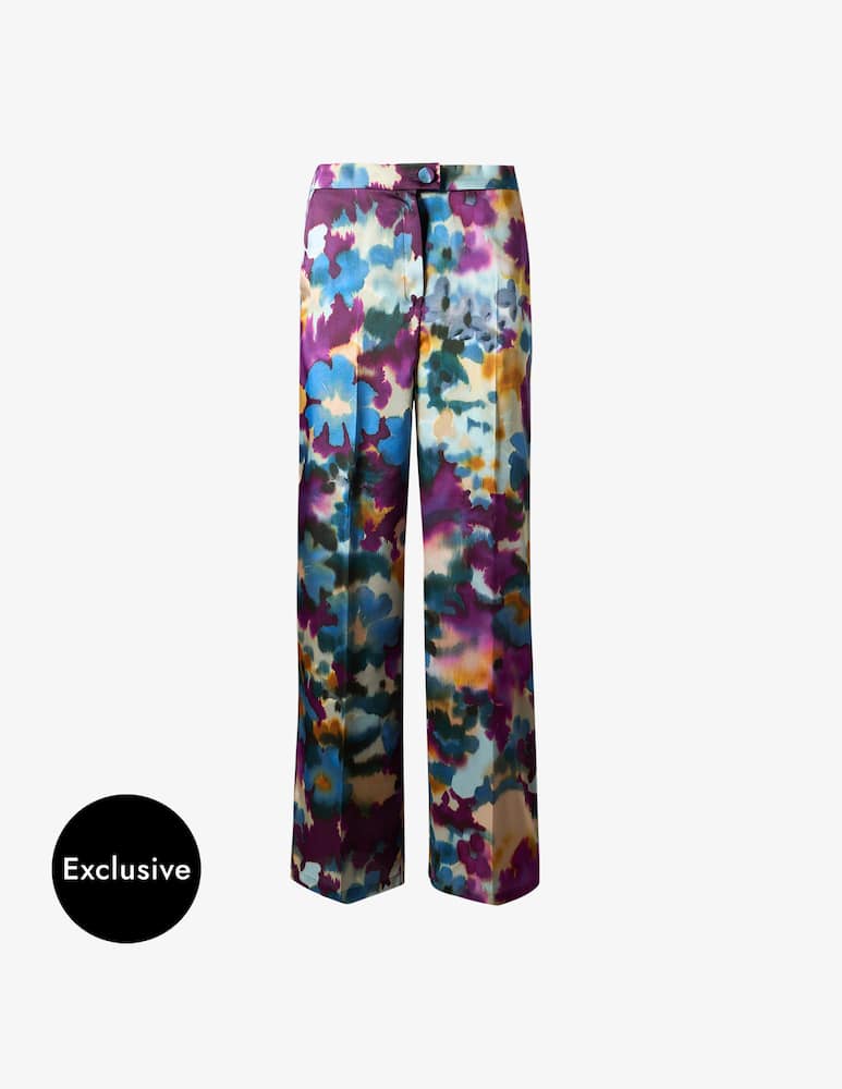 rinascente EMME Pantaloni palazzo a fiori EMMUNIGENO Emme x Rinascente