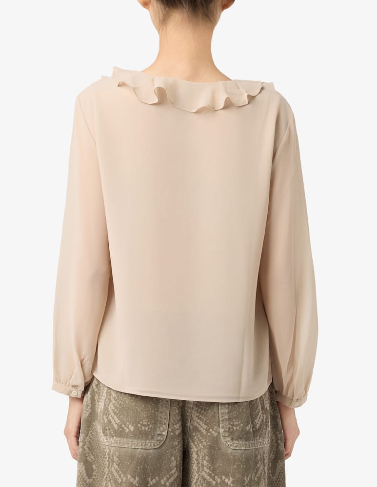 EMME Blusa con rouches - immagine 3