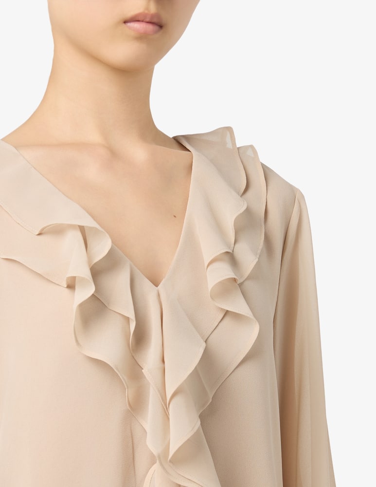 EMME Blusa con rouches - immagine 4