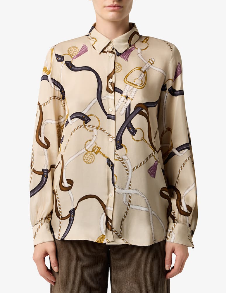 EMME Camicia con stampa catene - immagine 1 EMME Camicia con stampa catene - immagine 1