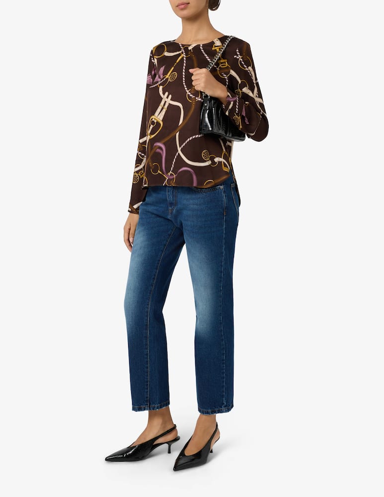 EMME Blusa stampa catena - immagine 2 EMME Blusa stampa catena - immagine 2
