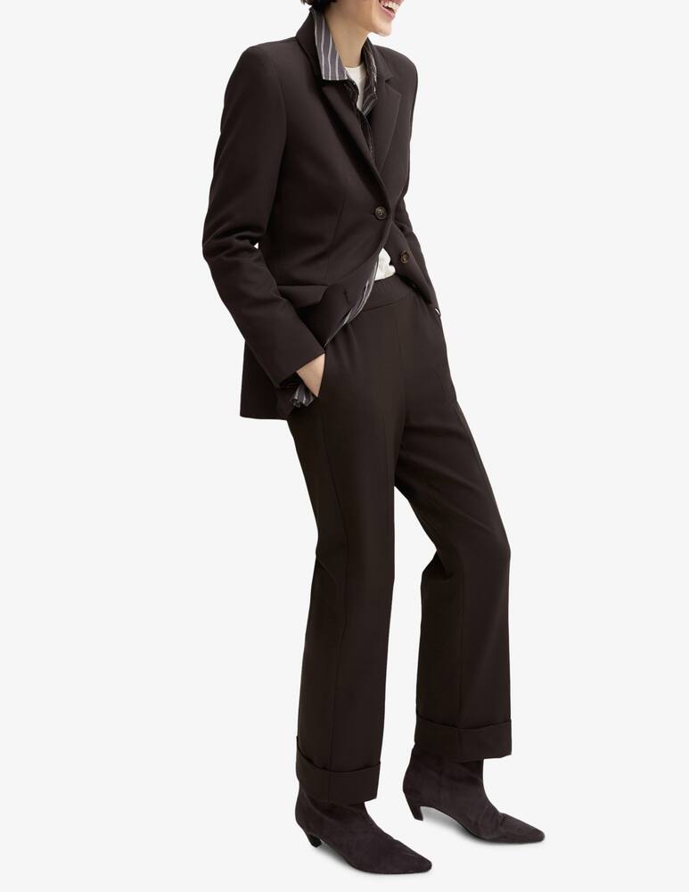 rinascente EMME Straight trousers with turn-up hem