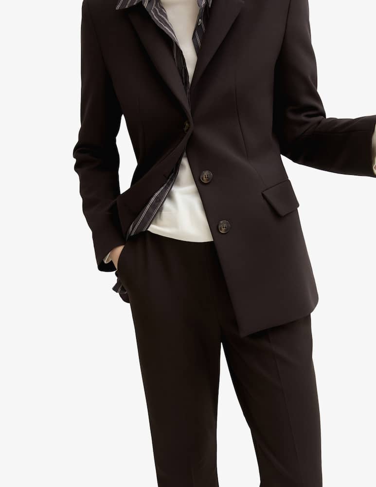 rinascente EMME Straight trousers with turn-up hem