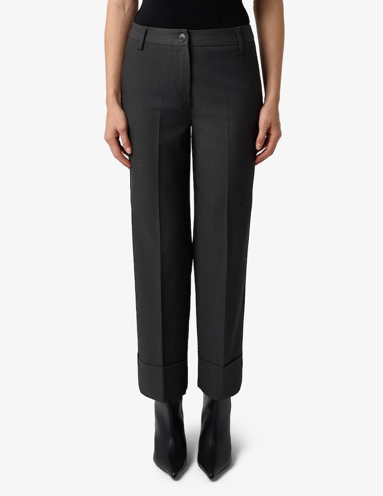 EMME Pantaloni dritti risvolto - immagine 1 EMME Pantaloni dritti risvolto - immagine 1