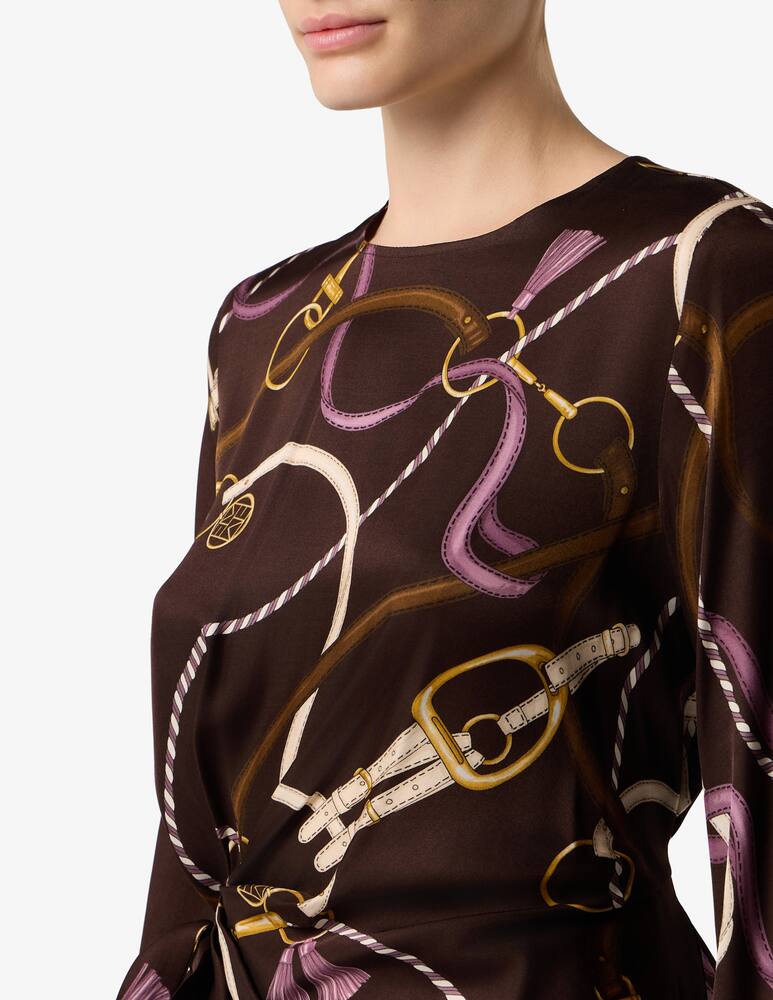 EMME Chain print tunic dress - picture 4 EMME Chain print tunic dress - picture 4