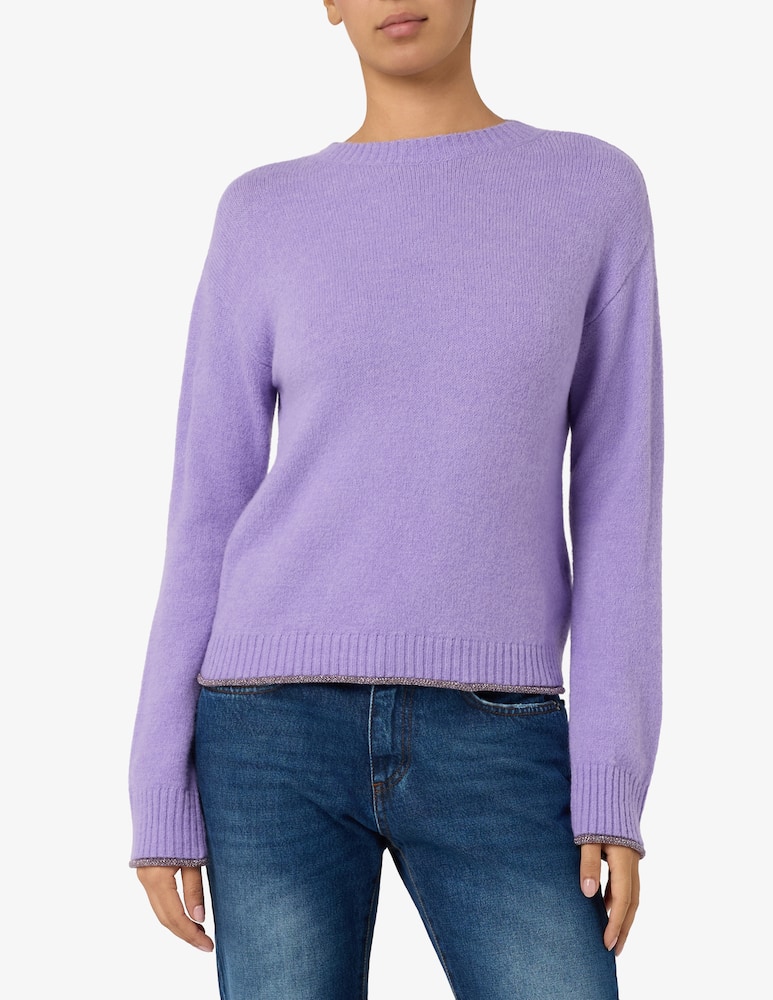 EMME Fluffy crewneck jumper - picture 1