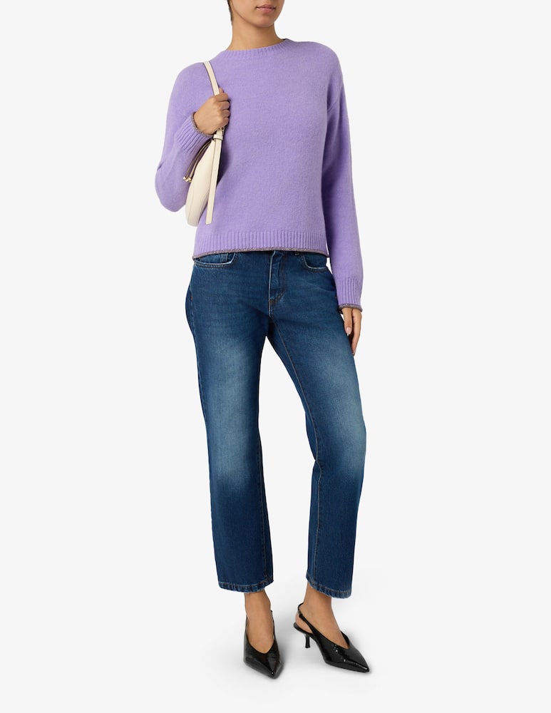 EMME Fluffy crewneck jumper - picture 2