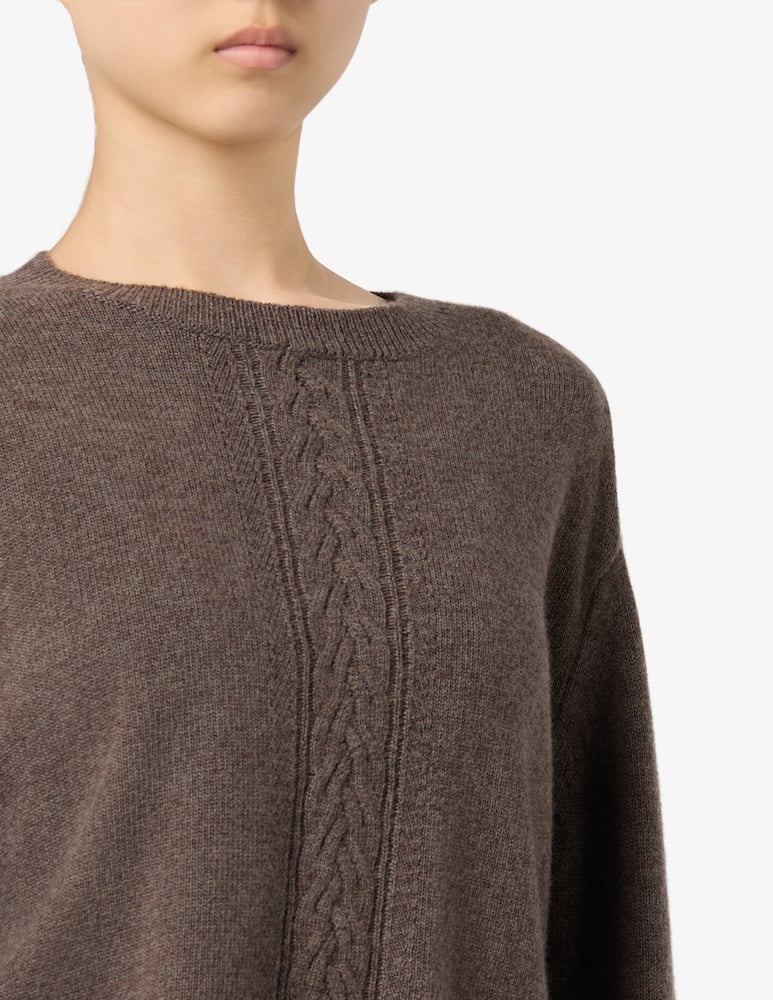 EMME Maglione con treccia frontale - immagine 4 EMME Maglione con treccia frontale - immagine 4
