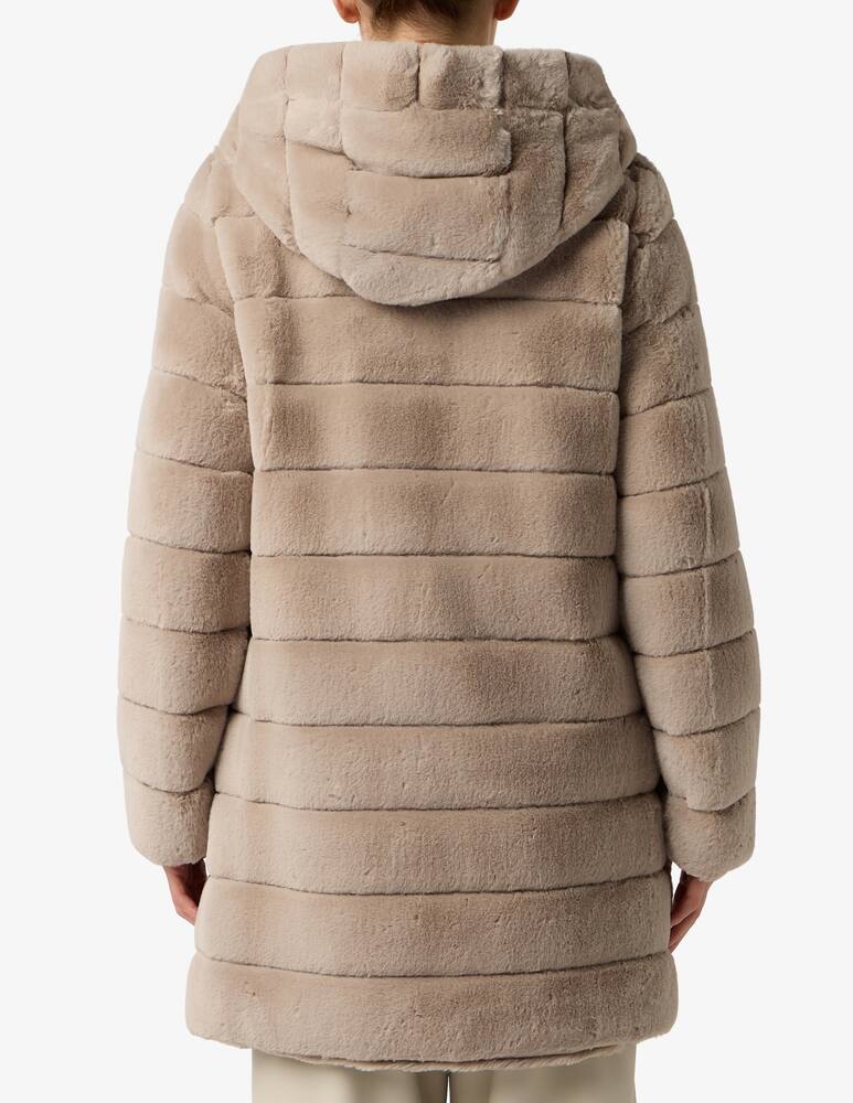 rinascente EMME Faux fur hooded coat
