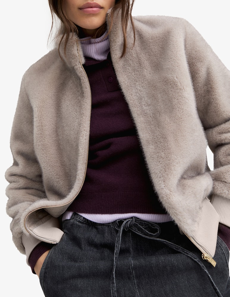 EMME Faux fur bomber jacket - picture 4 EMME Faux fur bomber jacket - picture 4