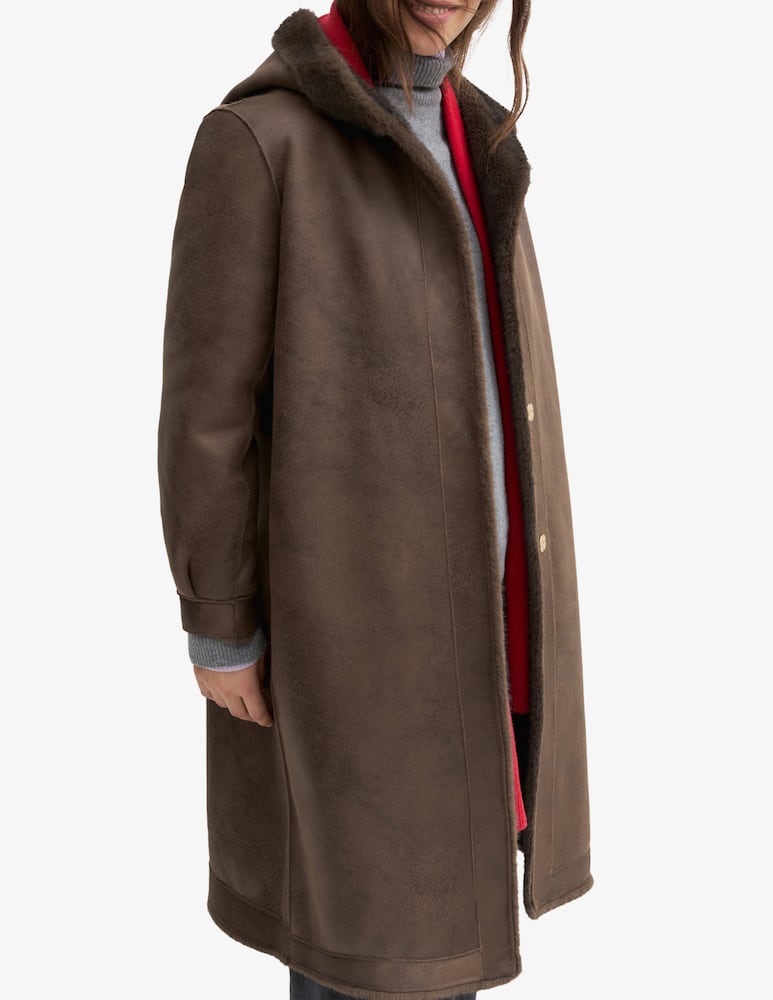 EMME Cappotto midi in finta pelliccia - immagine 1 EMME Cappotto midi in finta pelliccia - immagine 1