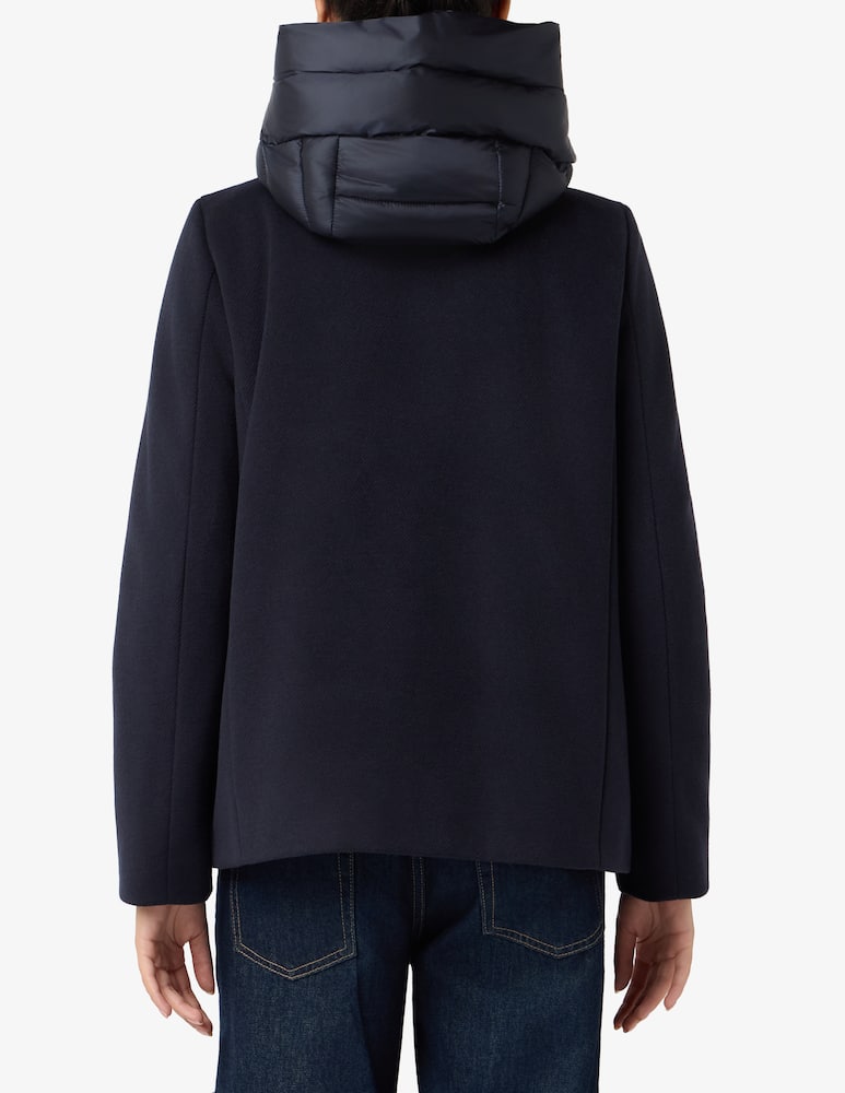 EMME Giacca corta con cappuccio e zip - immagine 3