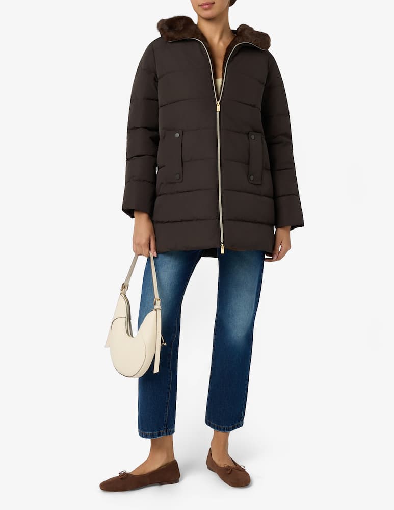 EMME Hooded puffer coat - picture 2 EMME Hooded puffer coat - picture 2