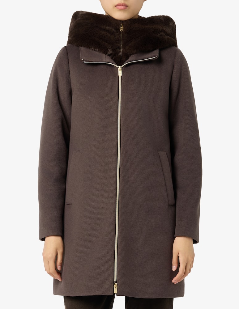 EMME Faux fur hood coat - picture 1 EMME Faux fur hood coat - picture 1