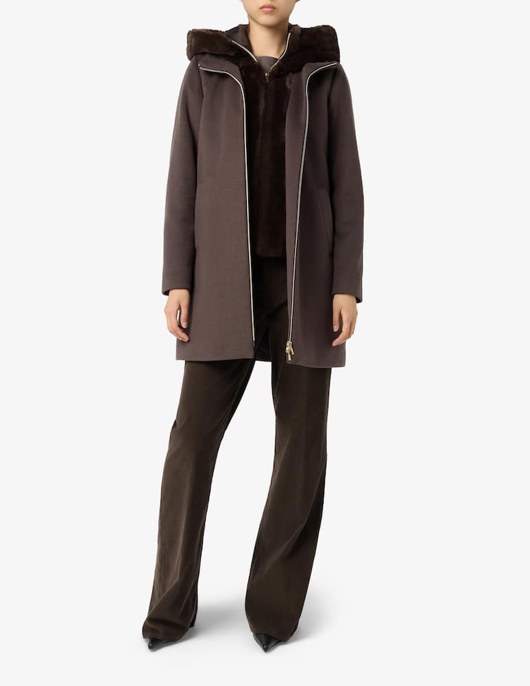 EMME Faux fur hood coat - picture 2 EMME Faux fur hood coat - picture 2